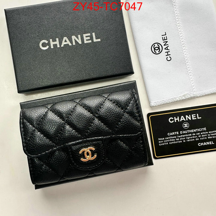 Chanel Bags(4A)-Wallet- perfect quality ID: TC7047 $: 45USD,