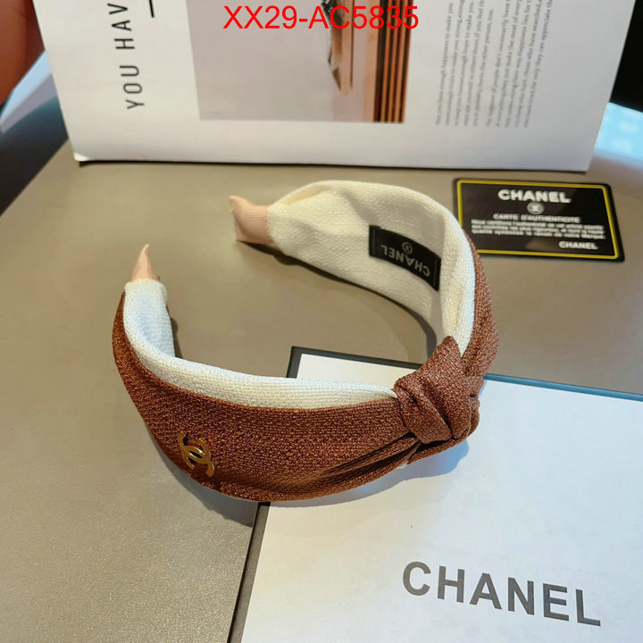 Hair band-Chanel how quality ID: AC5835 $: 29USD