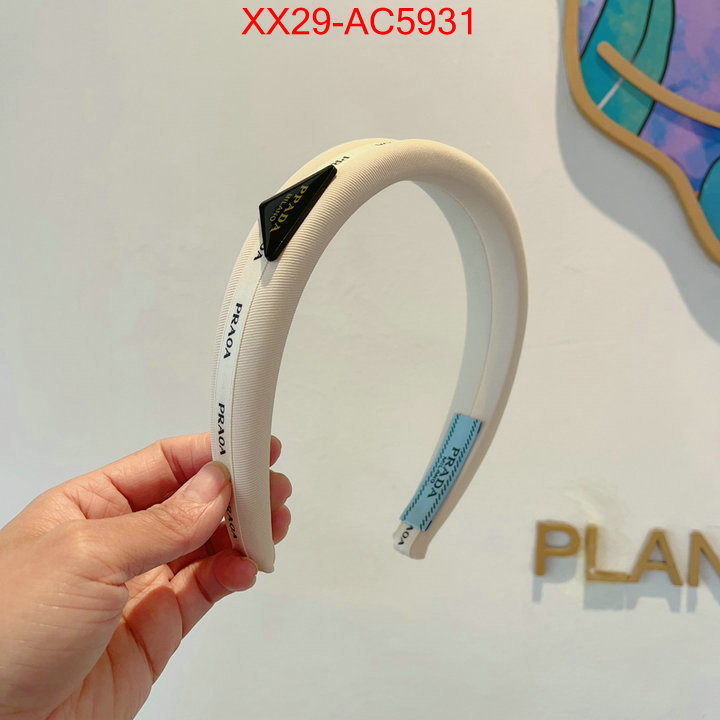 Hair band-Prada luxury fake ID: AC5931 $: 29USD