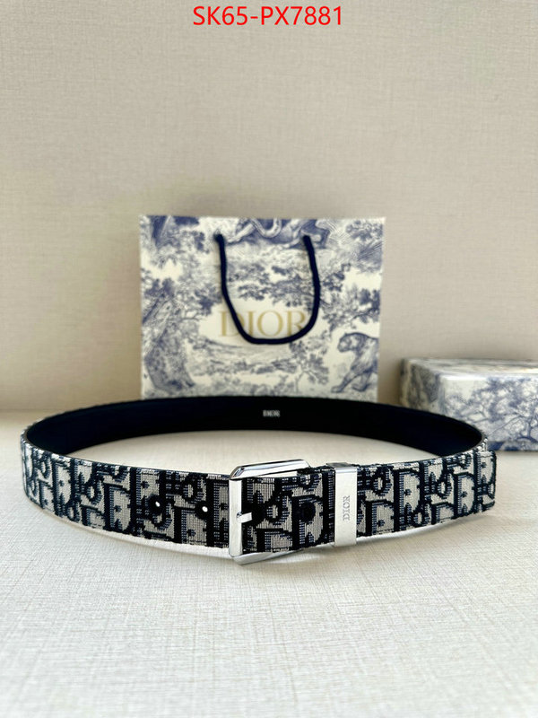 Belts-Dior online shop ID: PX7881 $: 65USD