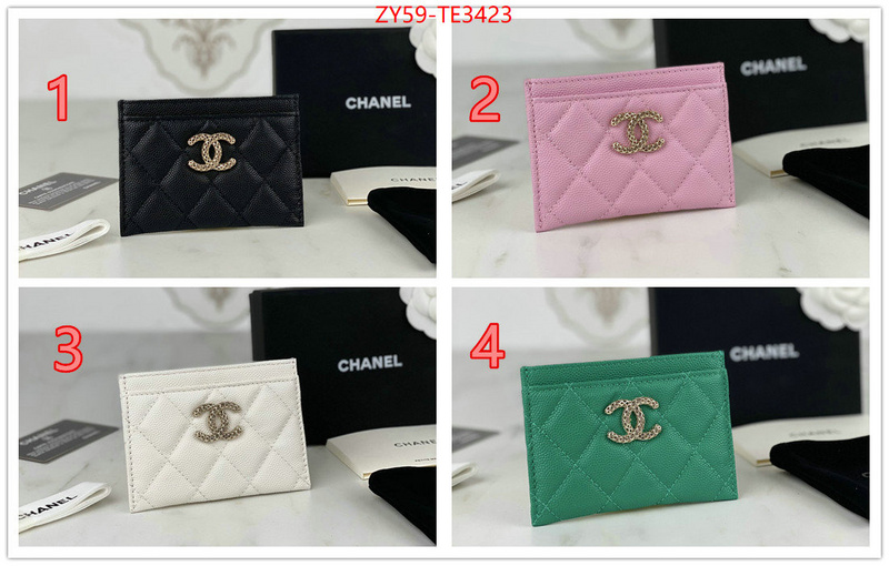 Chanel Bags(4A)-Wallet- fake high quality ID: TE3423 $: 59USD,