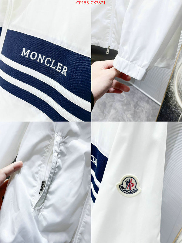 Clothing-Moncler buy best high-quality ID: CX7871 $: 155USD