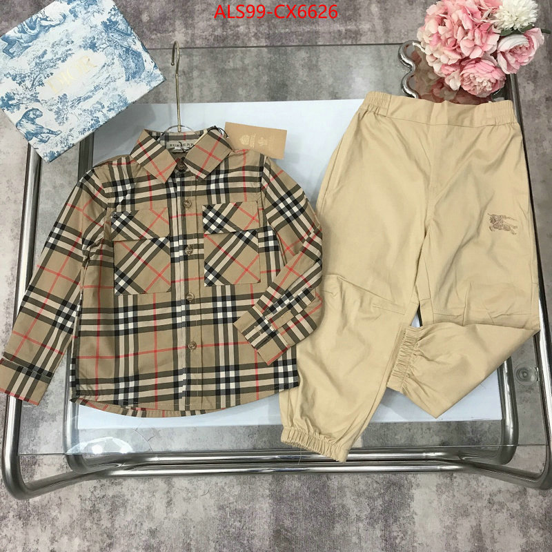 Kids clothing-Burberry top sale ID: CX6626 $: 99USD