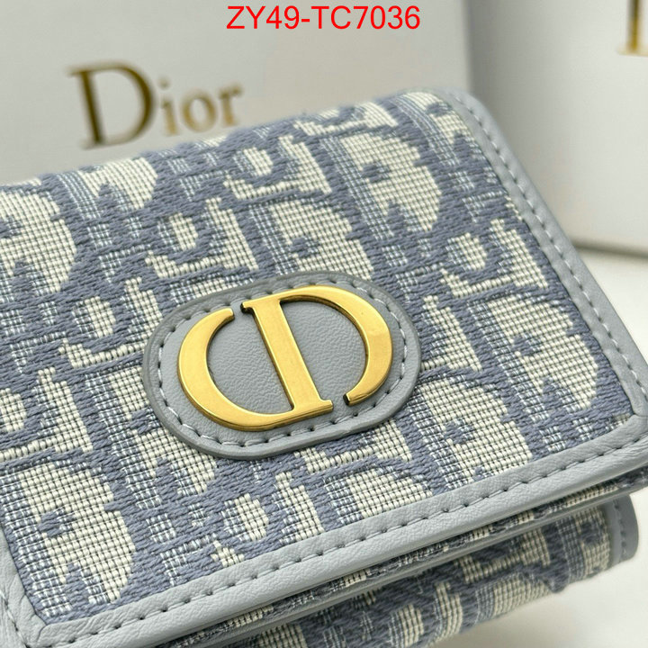 Dior Bags(4A)-Wallet- replica best ID: TC7036 $: 49USD,