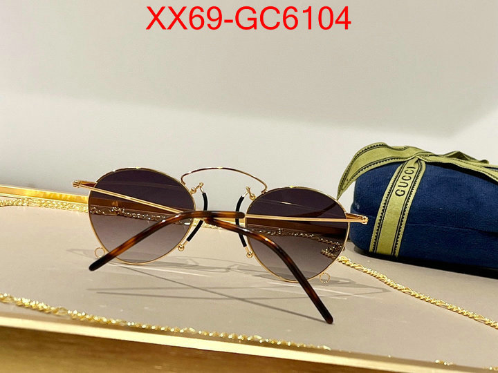 Glasses-Gucci the highest quality fake ID: GC6104 $: 69USD