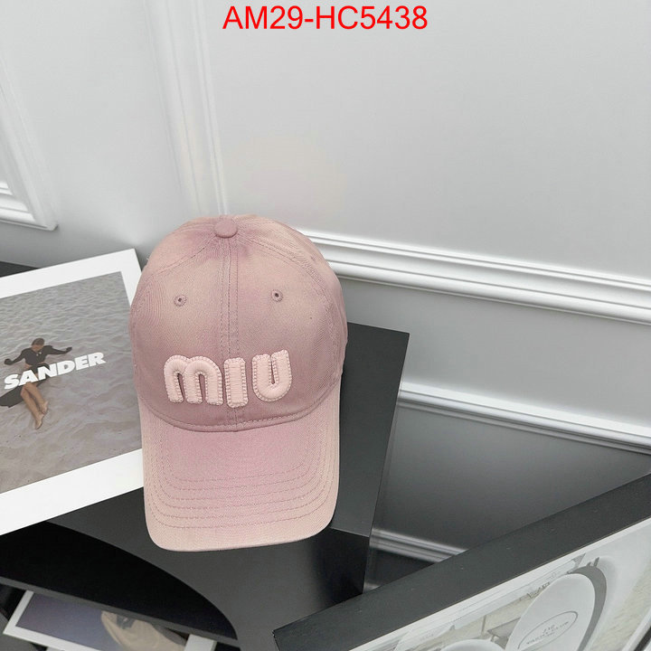 Cap(Hat)-Miu Miu aaaaa quality replica ID: HC5438 $: 29USD