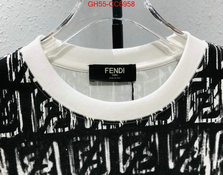 Clothing-Fendi luxury cheap replica ID: CC6958 $: 55USD