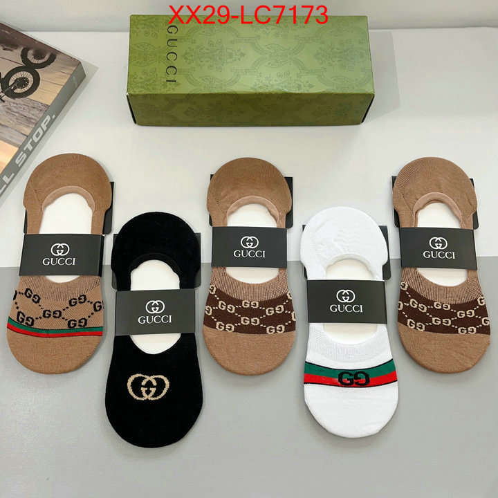Sock-Gucci where could you find a great quality designer ID: LC7173 $: 29USD