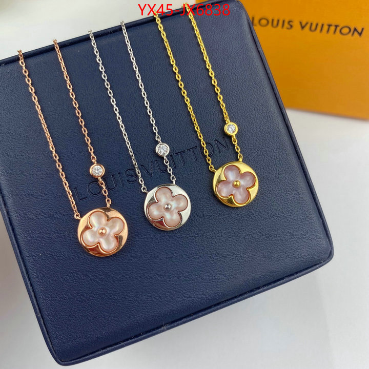 Jewelry-LV wholesale designer shop ID: JX6838 $: 45USD