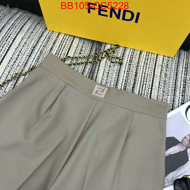 Clothing-Fendi knockoff highest quality ID: CC5228 $: 105USD