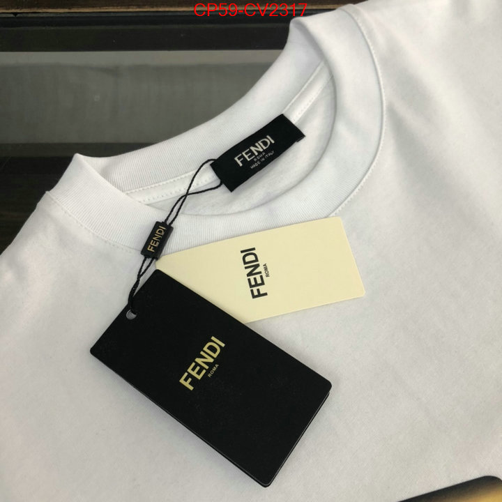 Clothing-Fendi sale outlet online ID: CV2317 $: 59USD