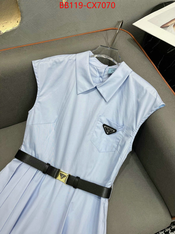 Clothing-Prada found replica ID: CX7070 $: 119USD