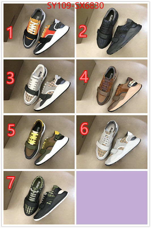 Men Shoes-Burberry designer fashion replica ID: SX6830 $: 109USD