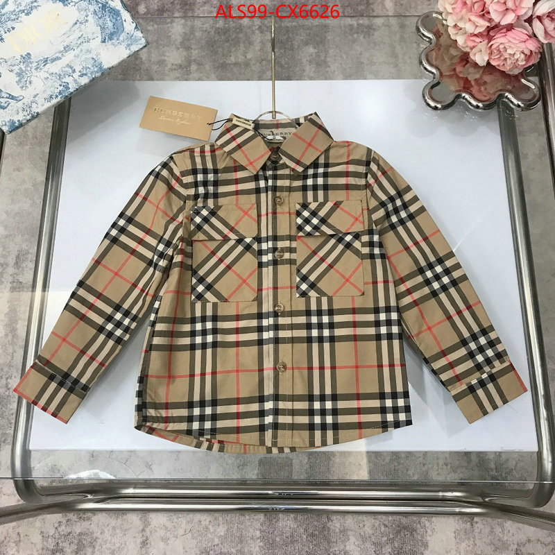 Kids clothing-Burberry top sale ID: CX6626 $: 99USD