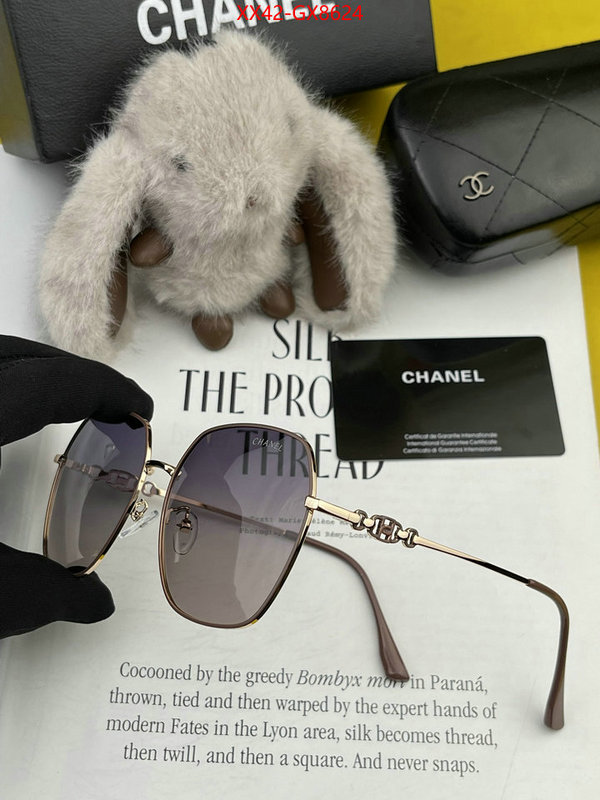 Glasses-Chanel same as original ID: GX8624 $: 42USD