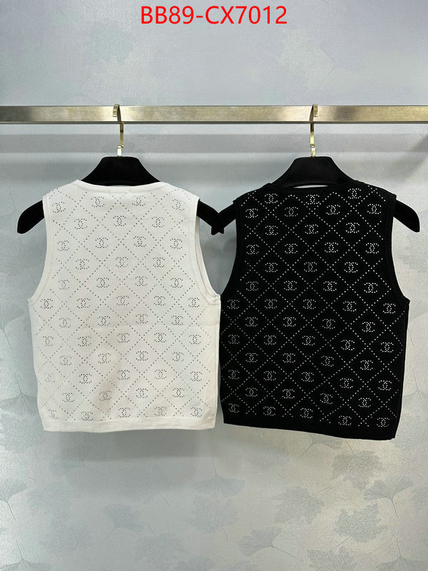 Clothing-Chanel what is top quality replica ID: CX7012 $: 89USD