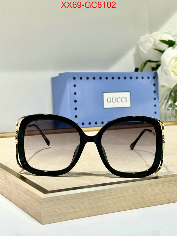 Glasses-Gucci aaaaa replica designer ID: GC6102 $: 69USD