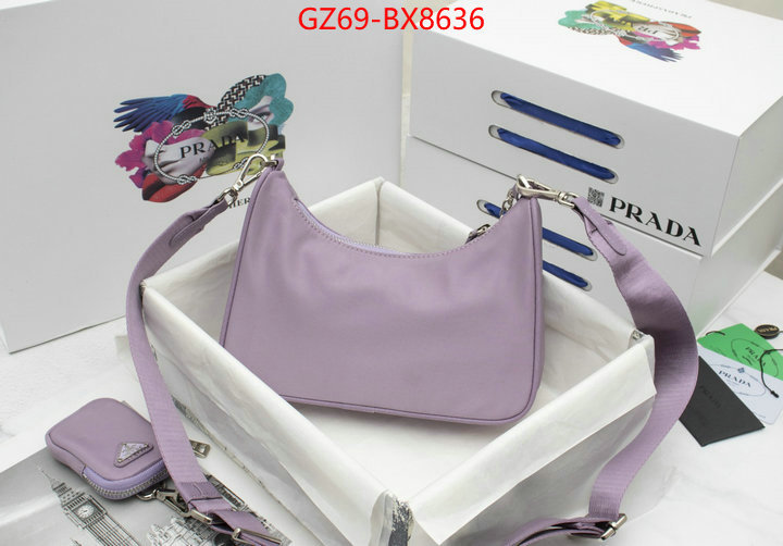 Prada Bags(4A)-Re-Edition 2005 china sale ID: BX8636 $: 69USD,