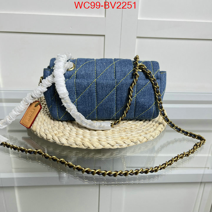 Coach Bags(4A)-Diagonal designer wholesale replica ID: BV2251 $: 99USD,