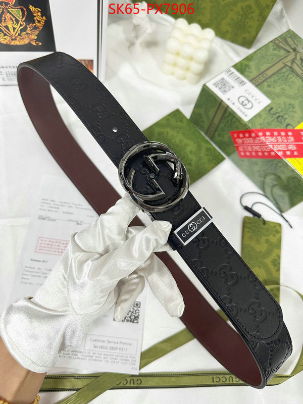 Belts-Gucci top ID: PX7906 $: 65USD