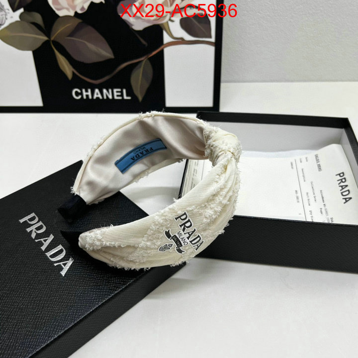 Hair band-Prada high quality ID: AC5936 $: 29USD