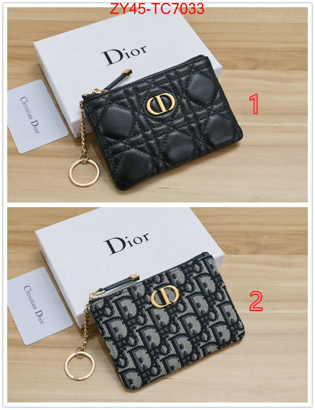 Dior Bags(4A)-Wallet- top quality ID: TC7033 $: 45USD,