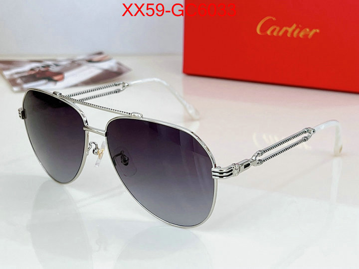 Glasses-Cartier how to buy replica shop ID: GC6033 $: 59USD