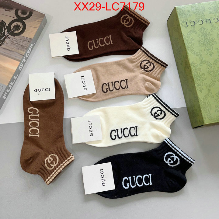 Sock-Gucci high quality online ID: LC7179 $: 29USD