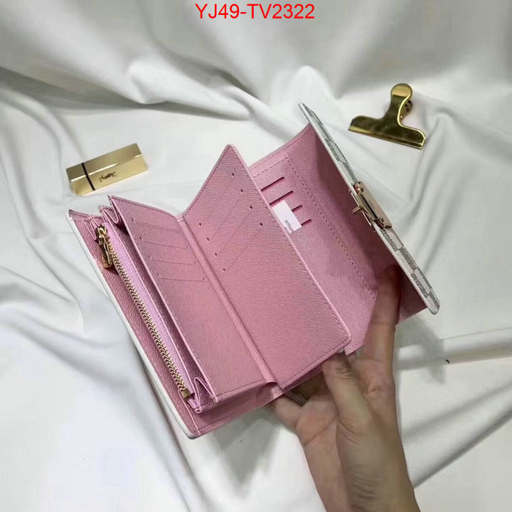 LV Bags(4A)-Wallet is it ok to buy ID: TV2322 $: 49USD