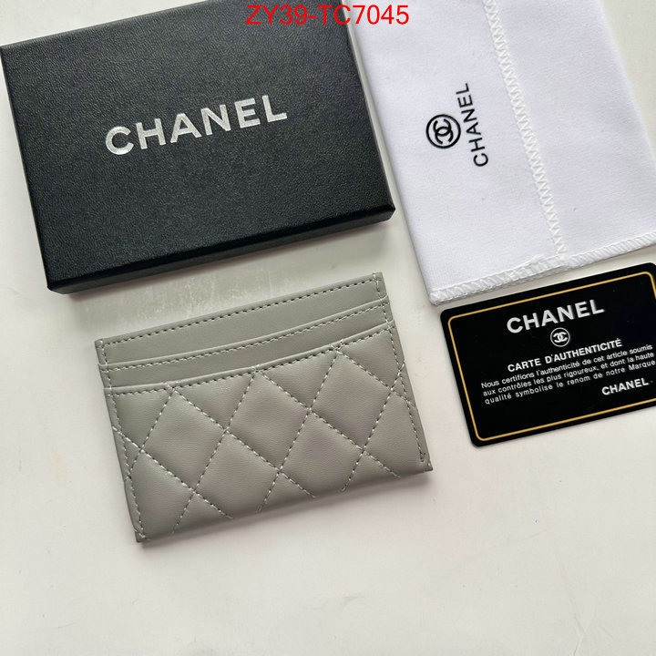 Chanel Bags(4A)-Wallet- top quality replica ID: TC7045 $: 39USD,