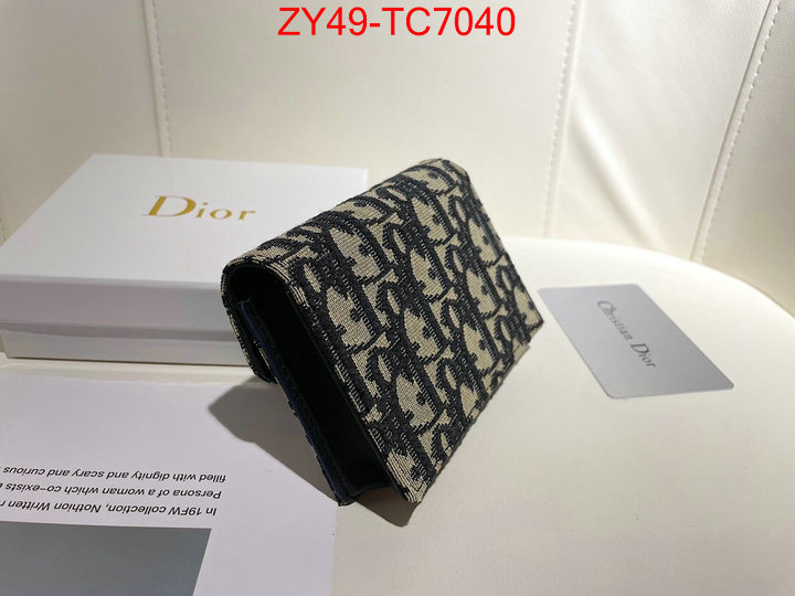 Dior Bags(4A)-Wallet- aaaaa+ replica designer ID: TC7040 $: 49USD,