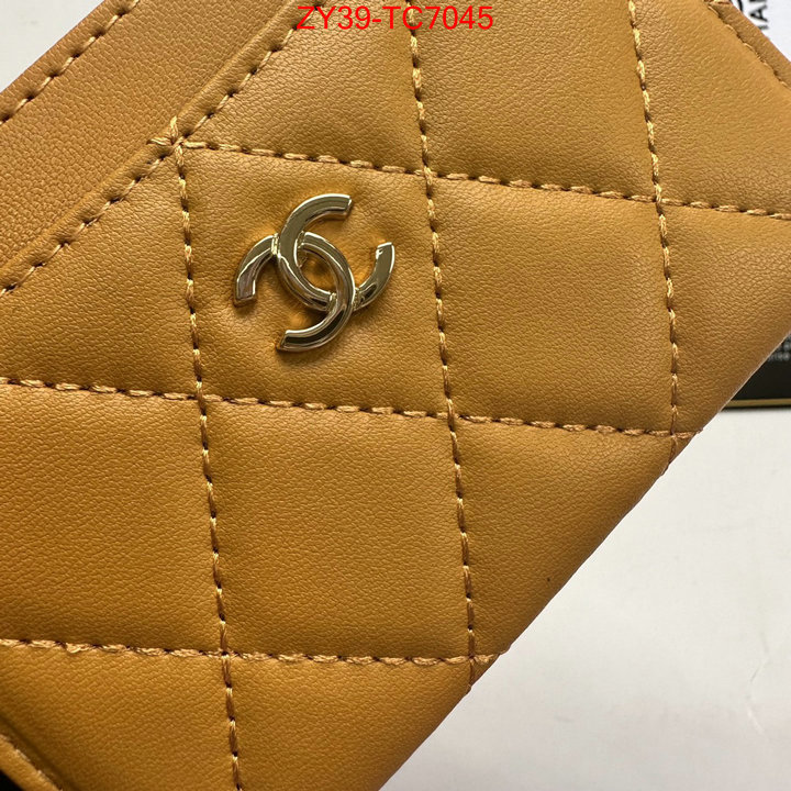 Chanel Bags(4A)-Wallet- top quality replica ID: TC7045 $: 39USD,