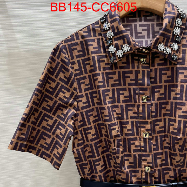 Clothing-Fendi buy best quality replica ID: CC6605 $: 145USD