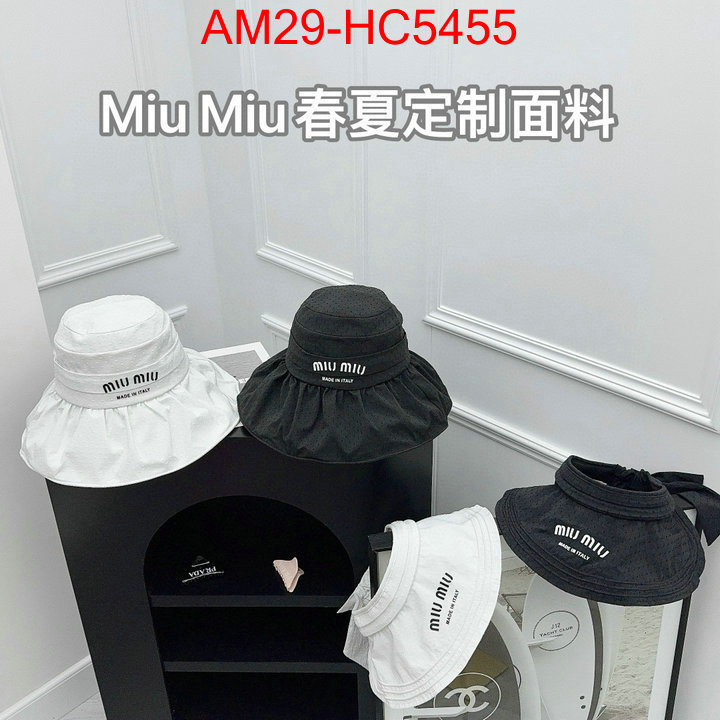 Cap(Hat)-Miu Miu how can i find replica ID: HC5455 $: 29USD