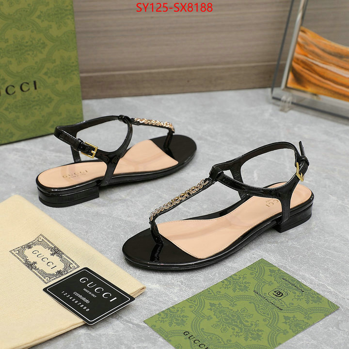 Women Shoes-Gucci outlet 1:1 replica ID: SX8188 $: 125USD