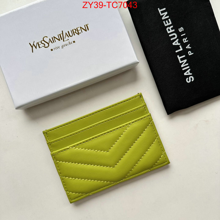 YSL Bags(4A)-Wallet- best replica 1:1 ID: TC7043 $: 39USD,