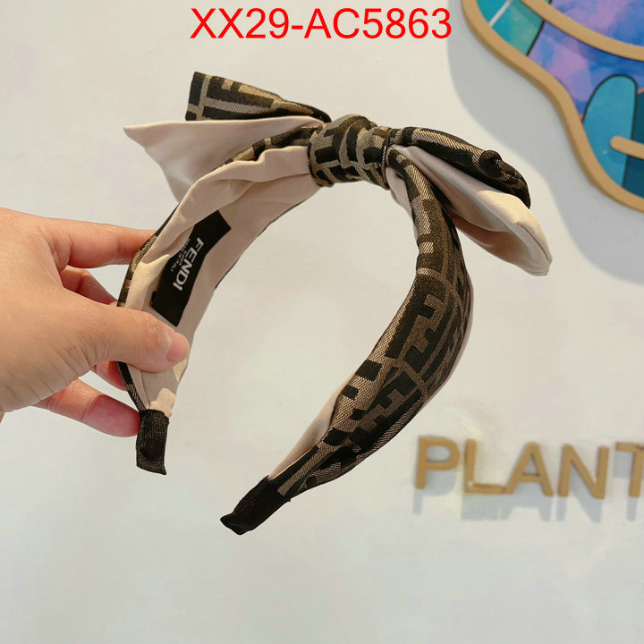 Hair band-Fendi replica 2024 perfect luxury ID: AC5863 $: 29USD