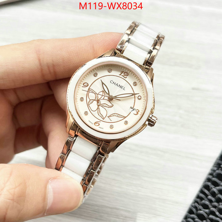 Watch(4A)-Chanel where can you buy replica ID: WX8034 $: 119USD