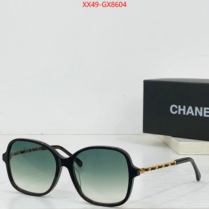 Glasses-Chanel brand designer replica ID: GX8604 $: 49USD