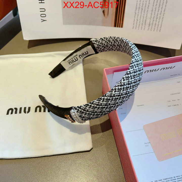 Hair band-MIU MIU can you buy replica ID: AC5917 $: 29USD