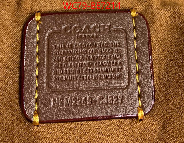 Coach Bags(4A)-Crossbody- high quality happy copy ID: BE7214 $: 79USD,