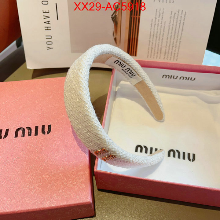 Hair band-MIU MIU aaaaa replica ID: AC5918 $: 29USD