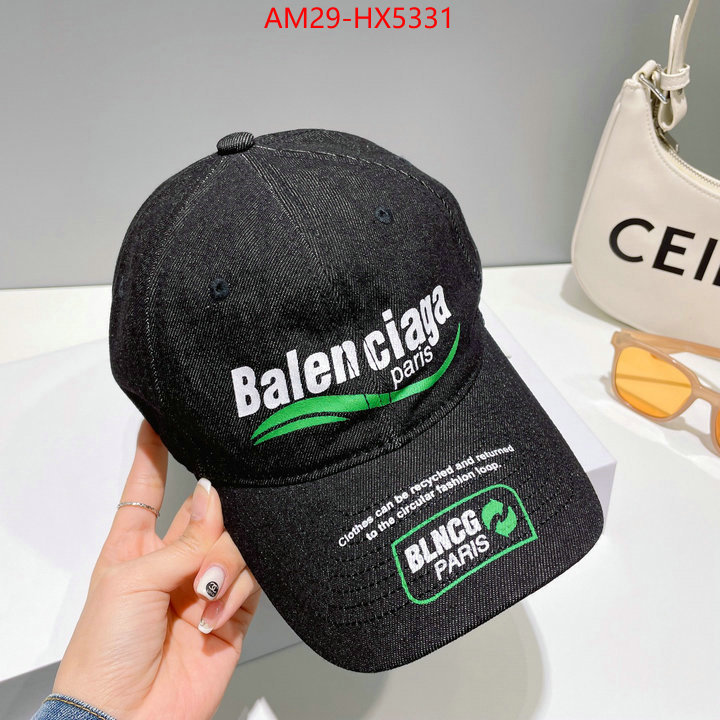 Cap(Hat)-Balenciaga where to buy fakes ID: HX5331 $: 29USD