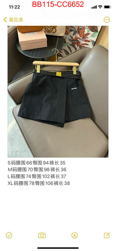 Clothing-MIU MIU where should i buy to receive ID: CC6652 $: 115USD