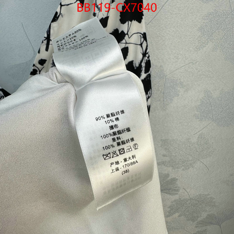 Clothing-Dior quality replica ID: CX7040 $: 119USD