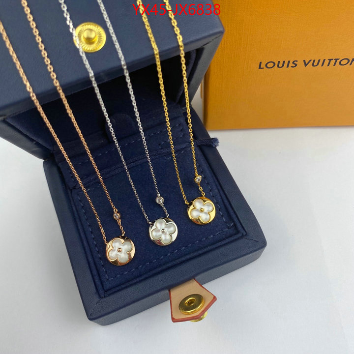 Jewelry-LV wholesale designer shop ID: JX6838 $: 45USD