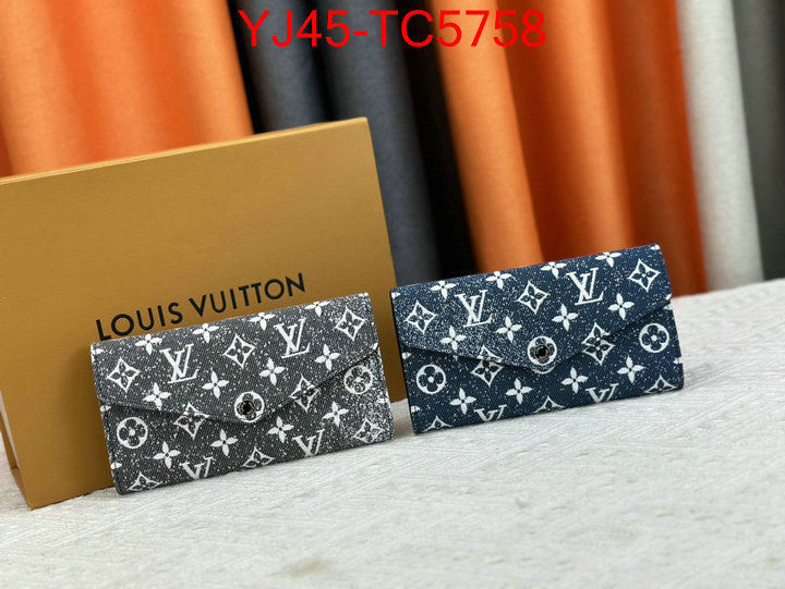 LV Bags(4A)-Wallet mirror quality ID: TC5758 $: 45USD,