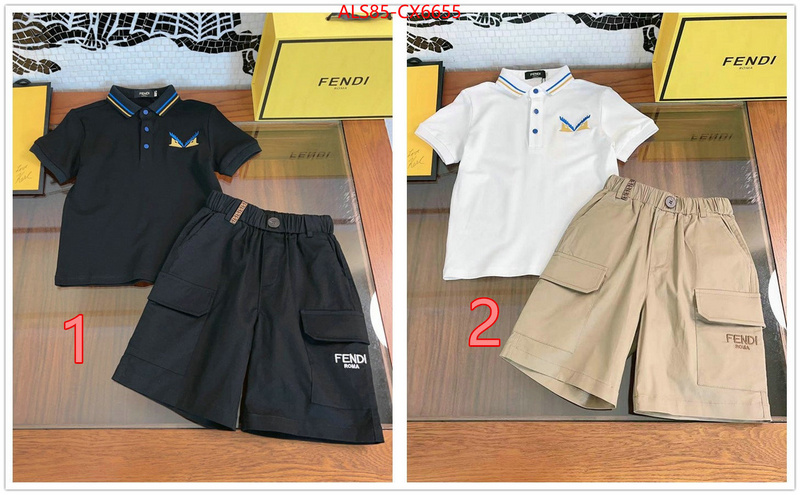 Kids clothing-Fendi fake high quality ID: CX6655 $: 85USD