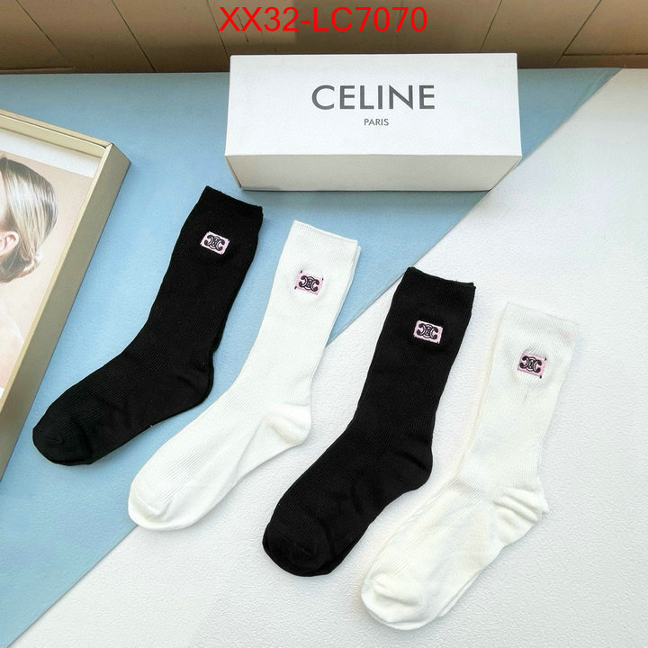 Sock-CELINE from china 2024 ID: LC7070 $: 32USD