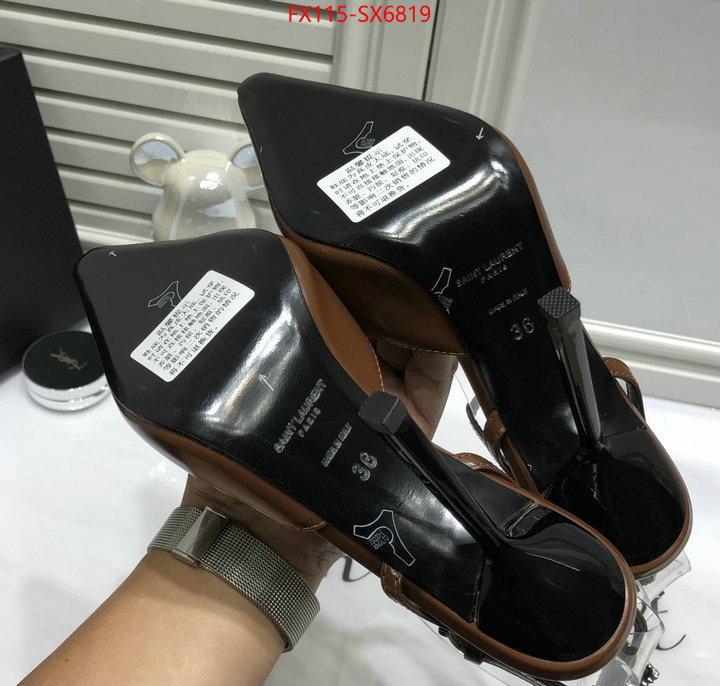 Women Shoes-YSL knockoff highest quality ID: SX6819 $: 115USD